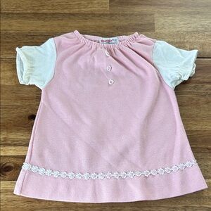 Vintage Girls Health-tex Pink Short Sleeve Tee